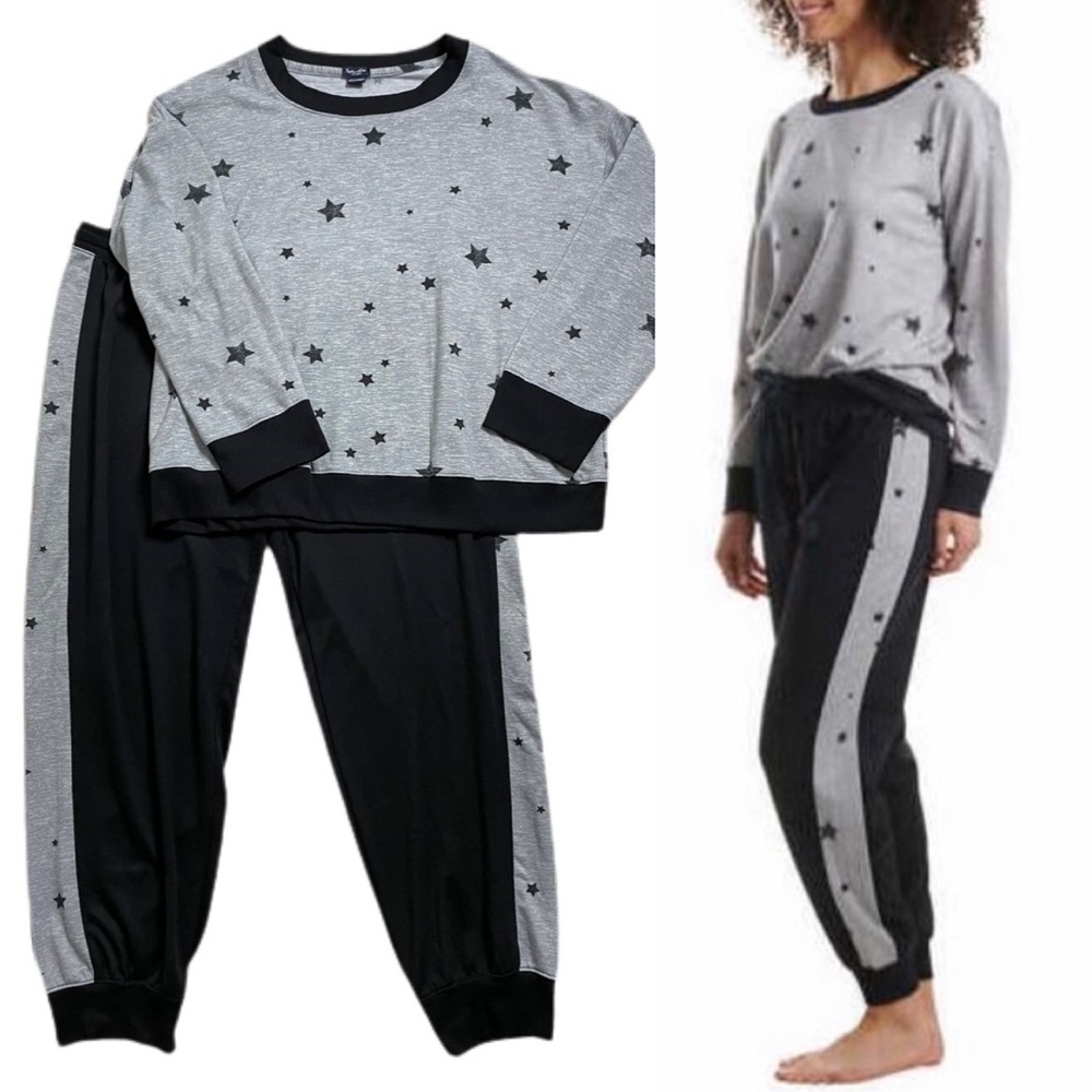 Splendid Star Print Loungewear Pajama Set XXL